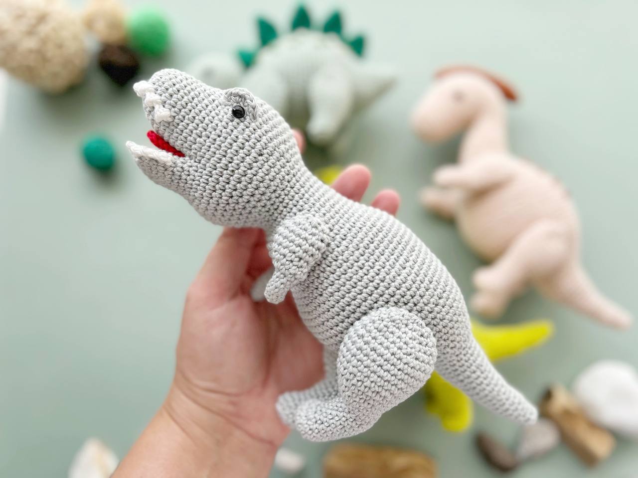Rnata™ - Dino Playtime Crochet Patterns PDF