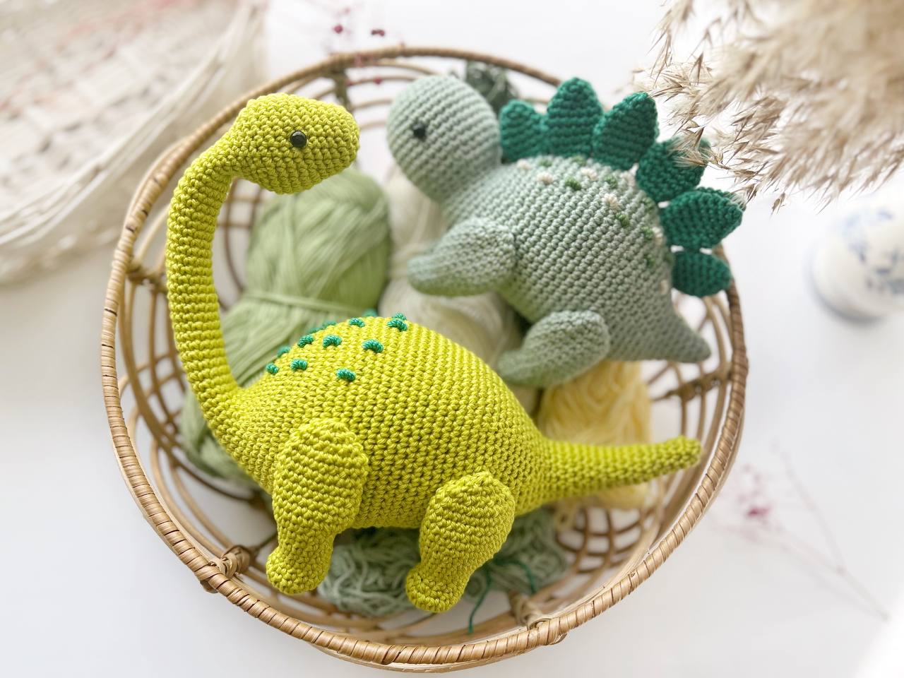 Rnata™ - Dino Playtime Crochet Patterns PDF