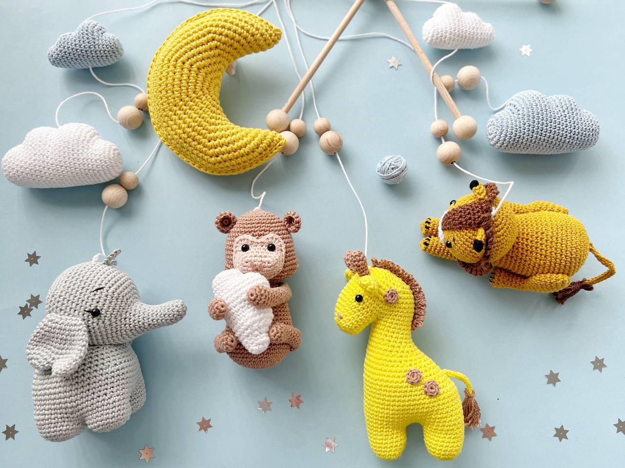 Rnata™ - Dreamy Safari Mobile Crochet Patterns PDF