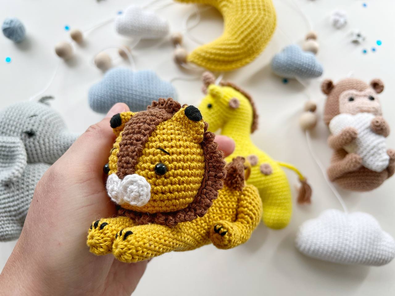 Rnata™ - Dreamy Safari Mobile Crochet Patterns PDF