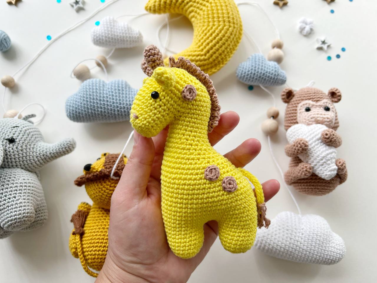 Rnata™ - Dreamy Safari Mobile Crochet Patterns PDF