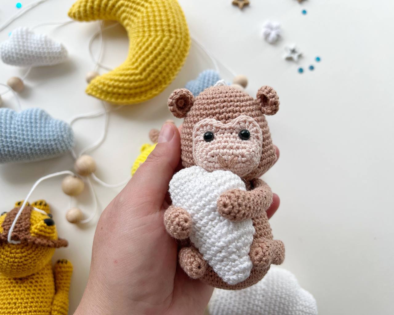 Rnata™ - Dreamy Safari Mobile Crochet Patterns PDF