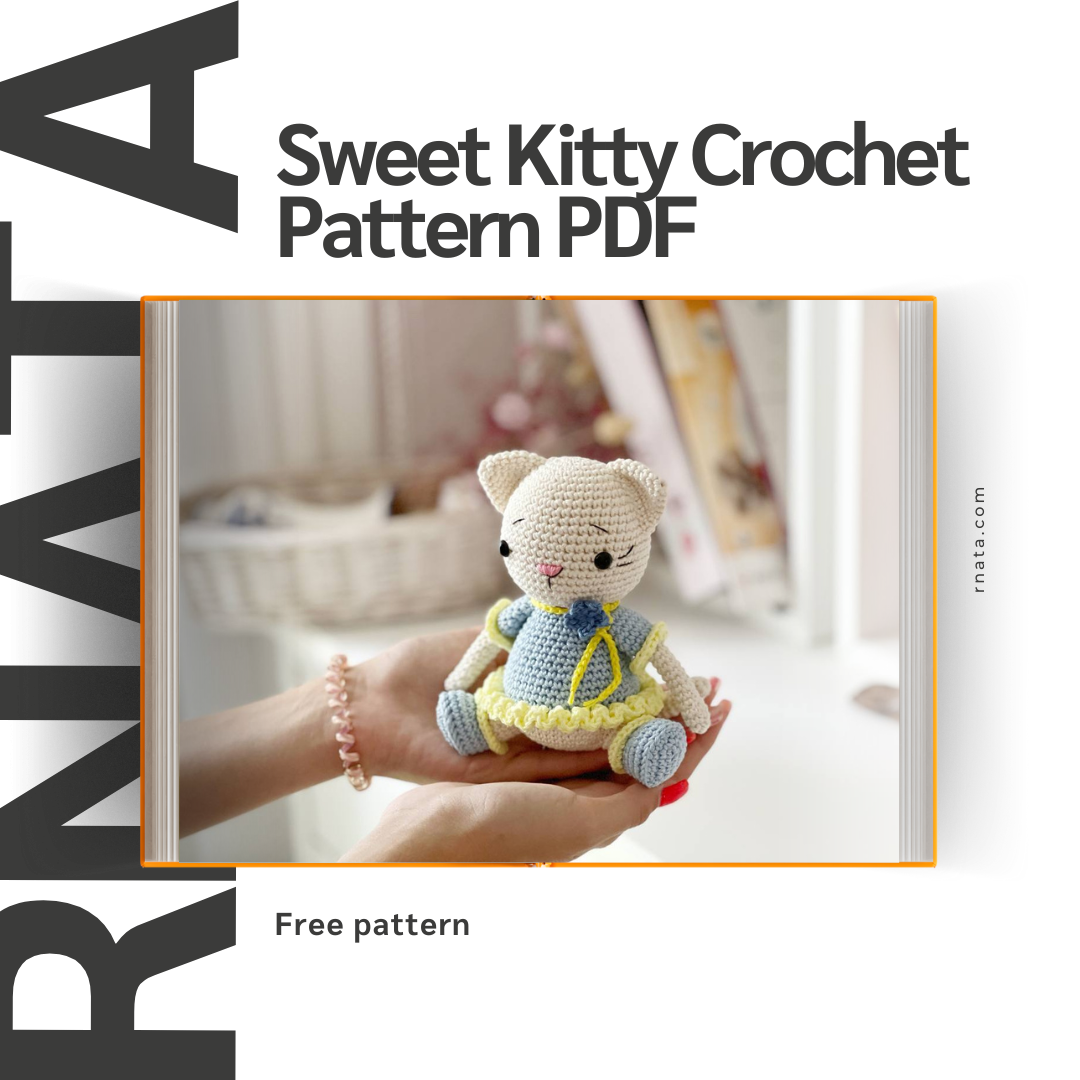 Rnata™ - Sweet Kitty Crochet Pattern PDF