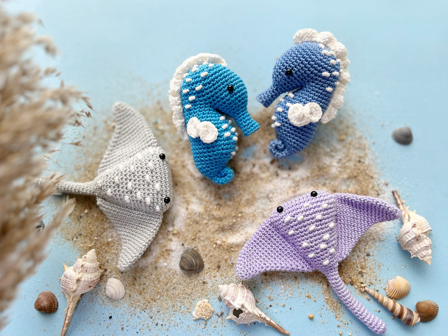 Rnata - Bundle of 24 Sea Animal Toys Pattern PDF