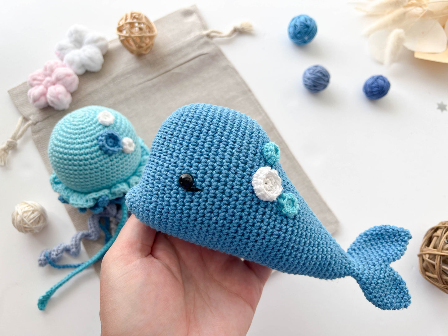 Rnata - Blue Whale Crochet Pattern PDF