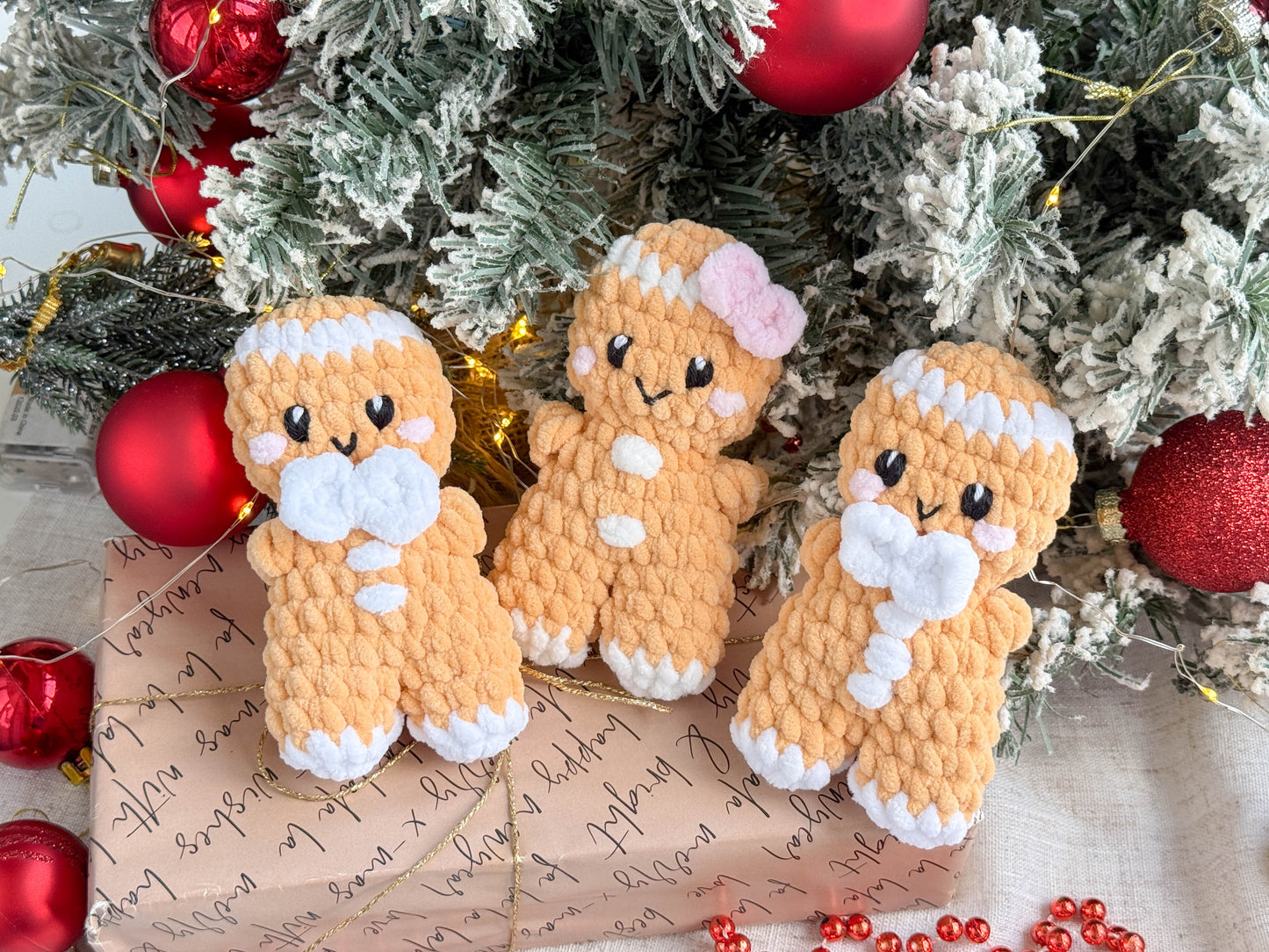 Rnata - Christmas Gingerbread Mini Toys Pattern PDF