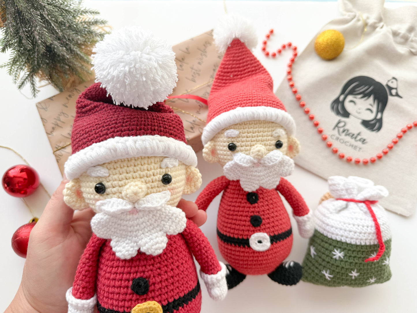 Rnata - Cuddly Santa Claus Pattern PDF
