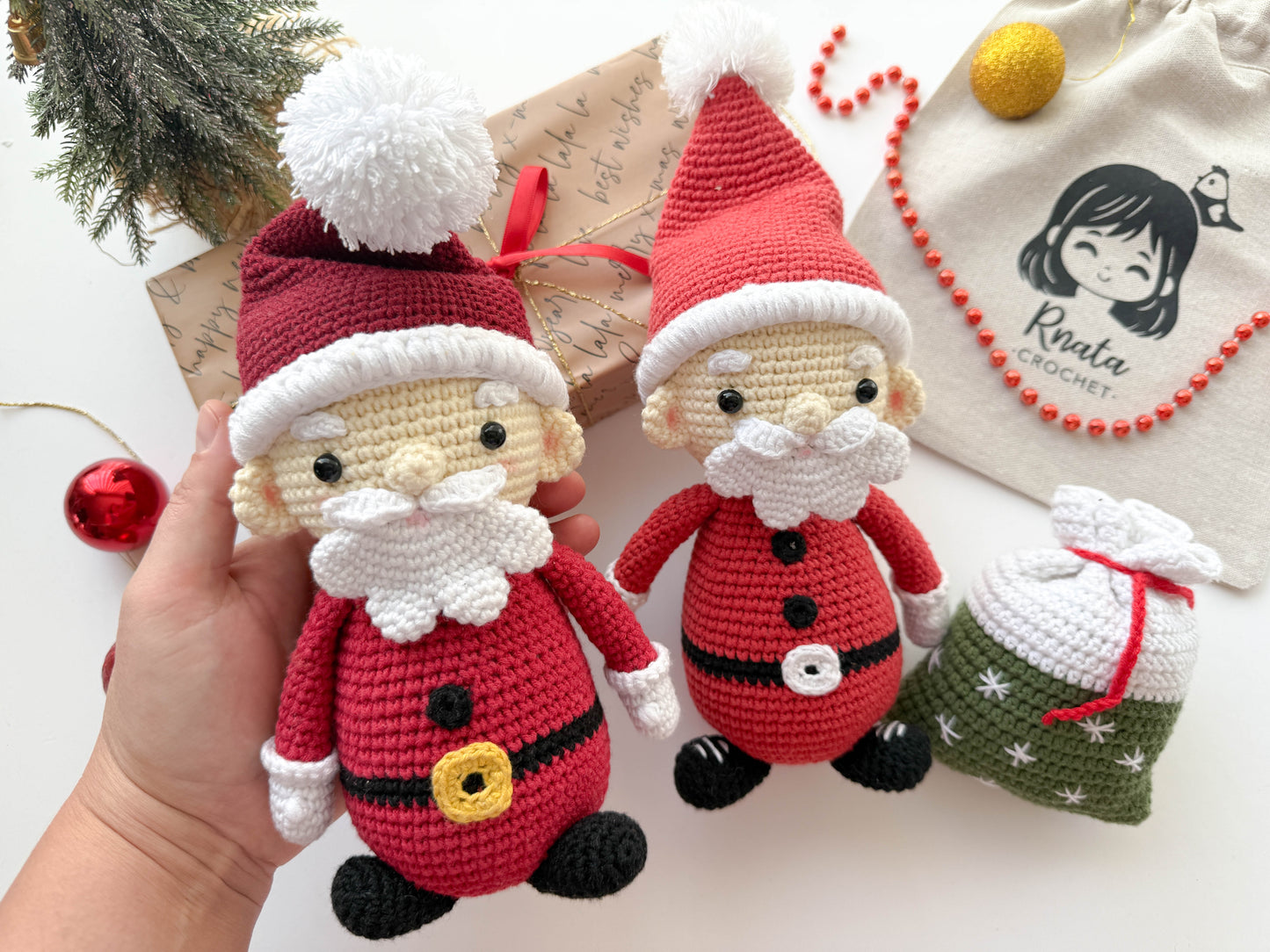 Rnata - Cuddly Santa Claus Pattern PDF