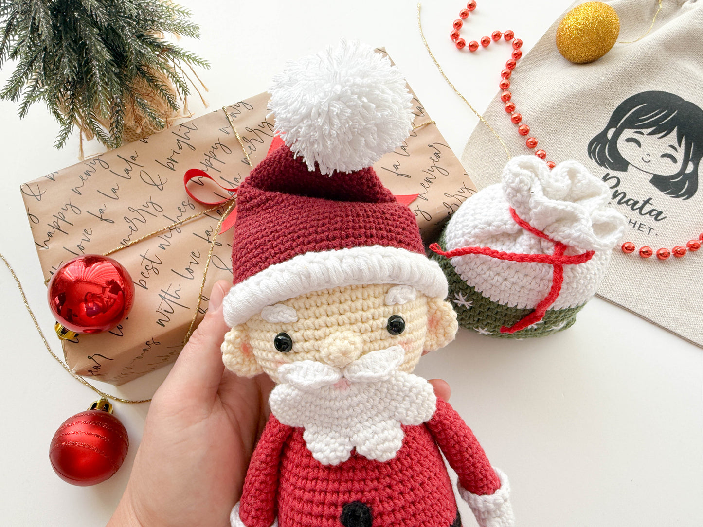 Rnata - Cuddly Santa Claus Pattern PDF