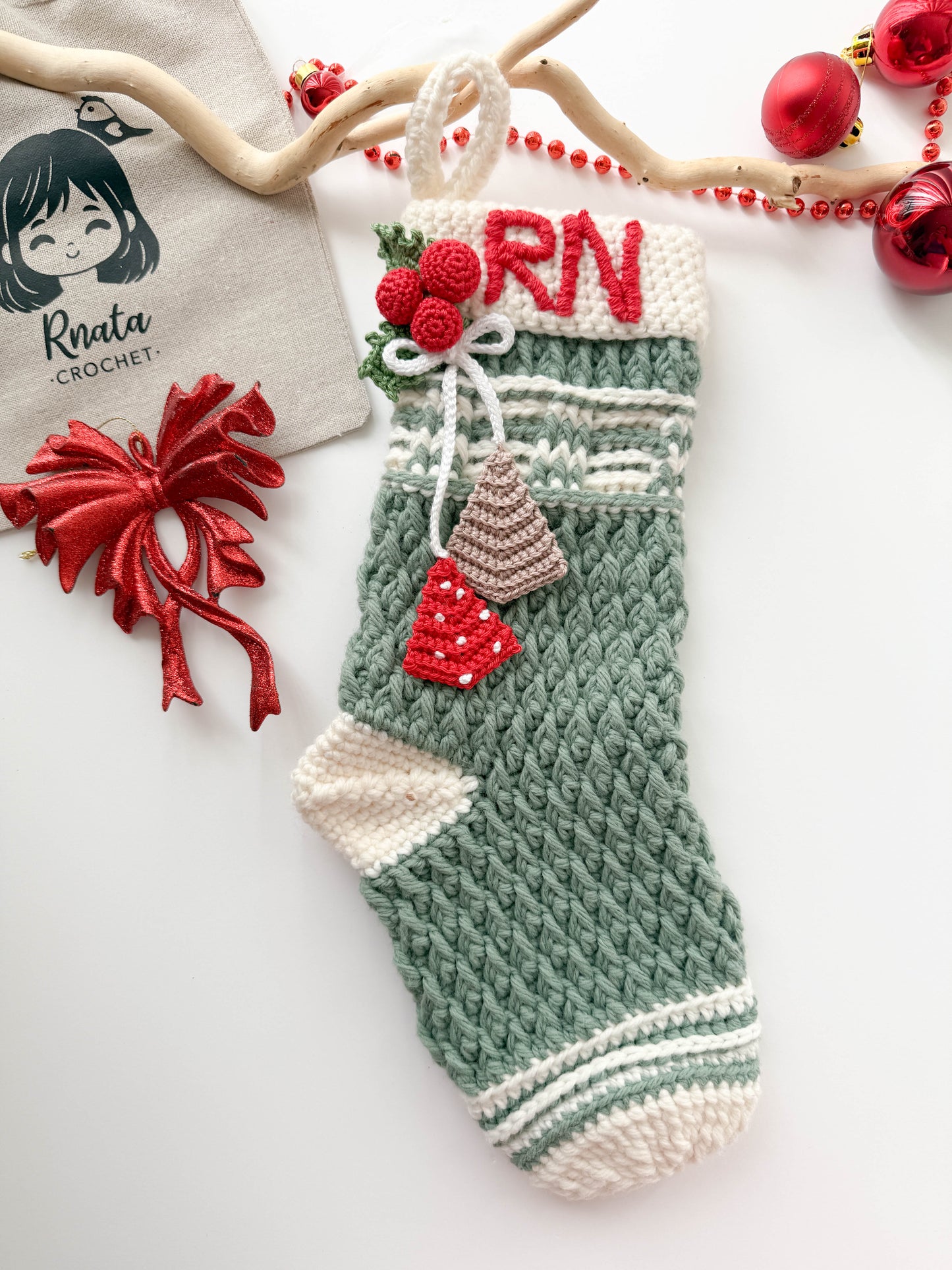 Rnata - Christmas Stockings Pattern PDF