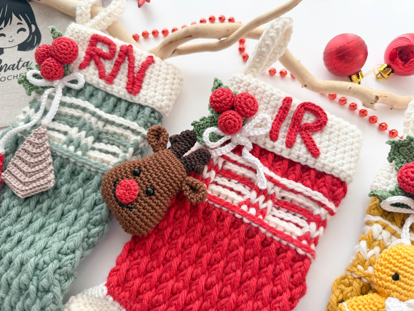 Rnata - Christmas Stockings Pattern PDF