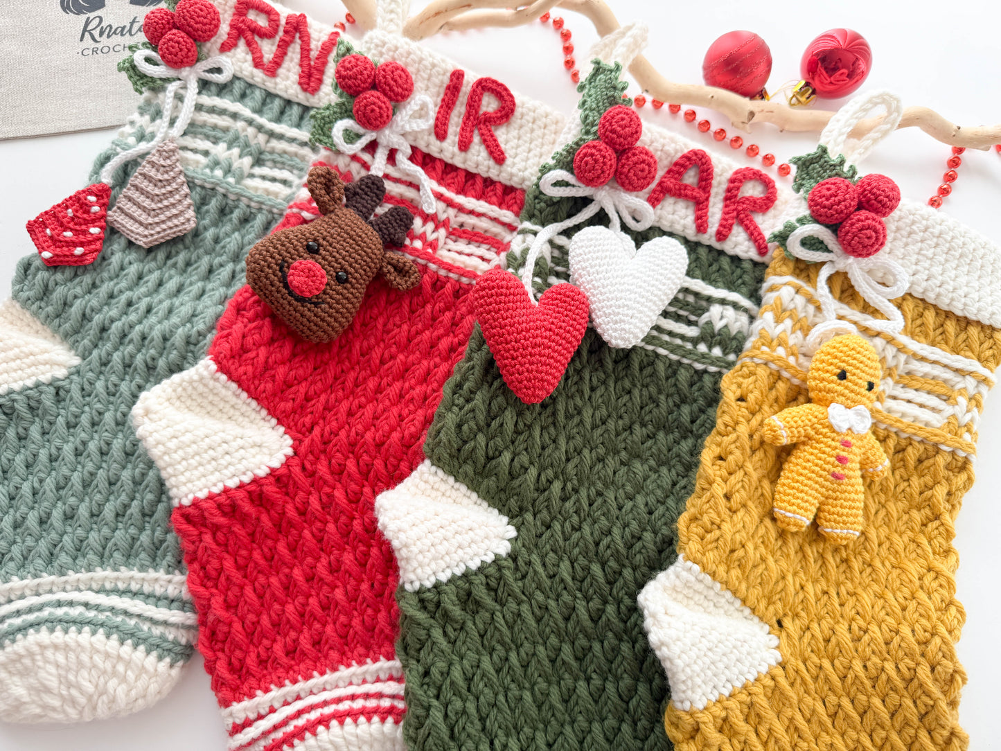 Rnata - Christmas Stockings Pattern PDF