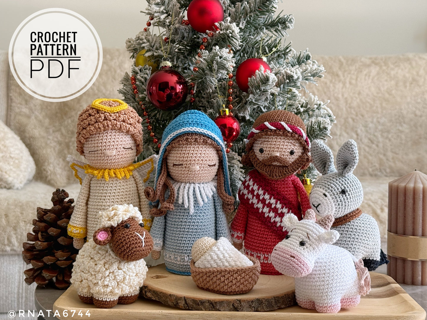 Rnata - Christmas Nativity Scene Pattern PDF