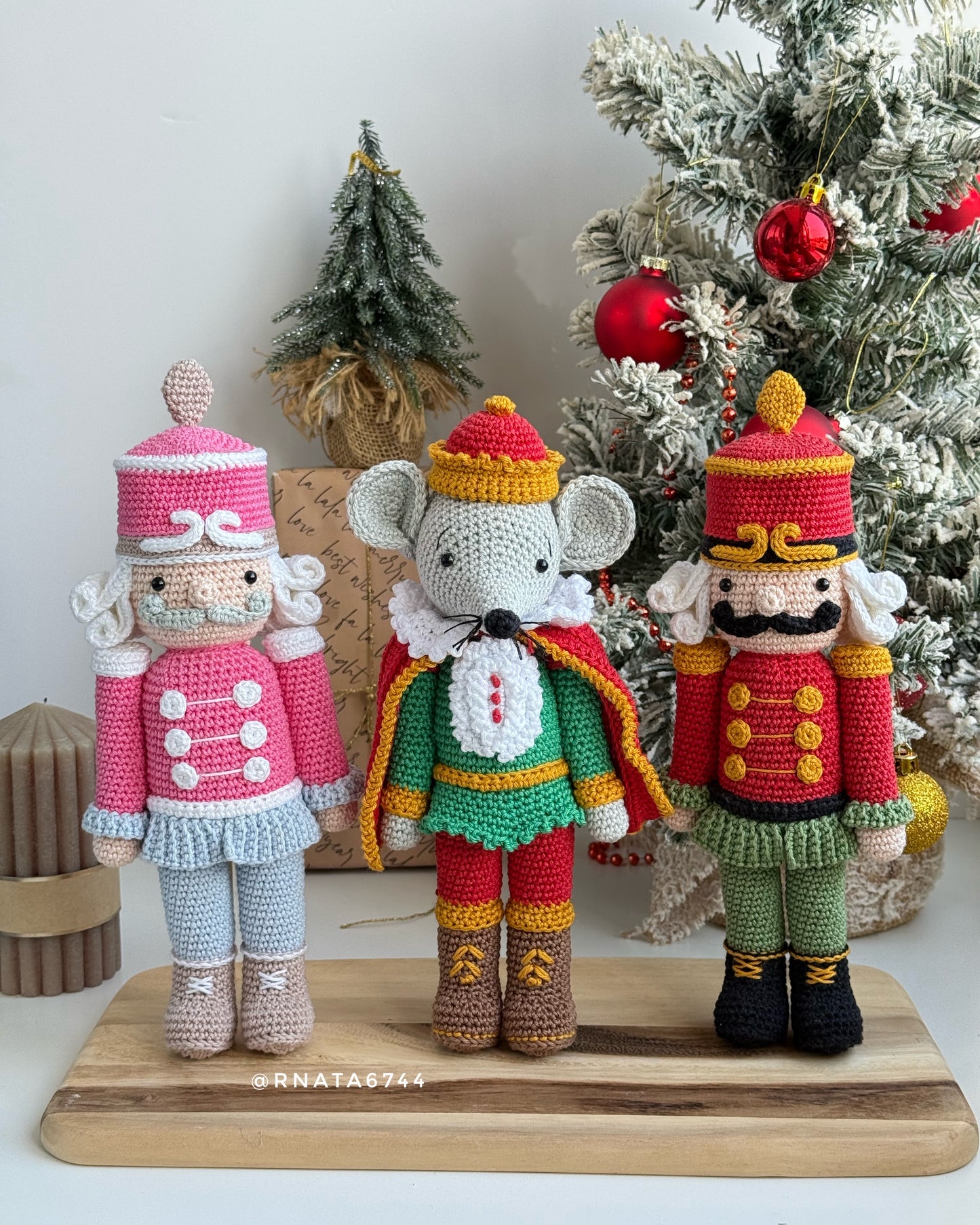 Rnata - Christmas Nutcrackers and Mouse King 2-in-1 Pattern (PDF)