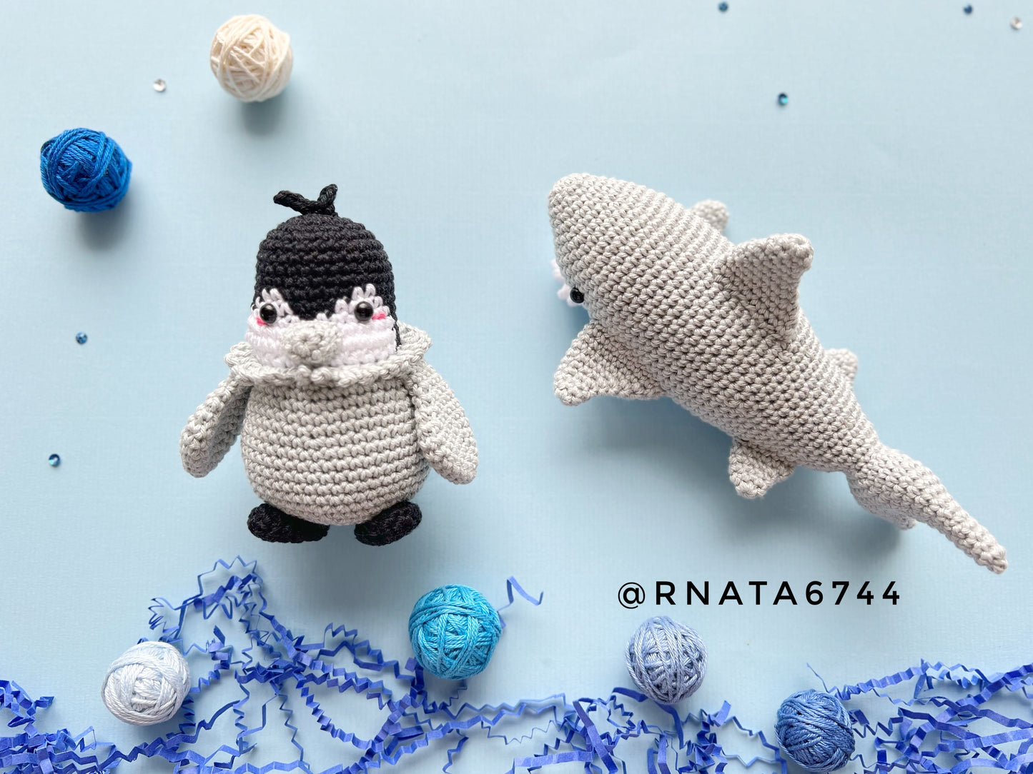 Rnata - Bundle of 24 Sea Animal Toys Pattern PDF