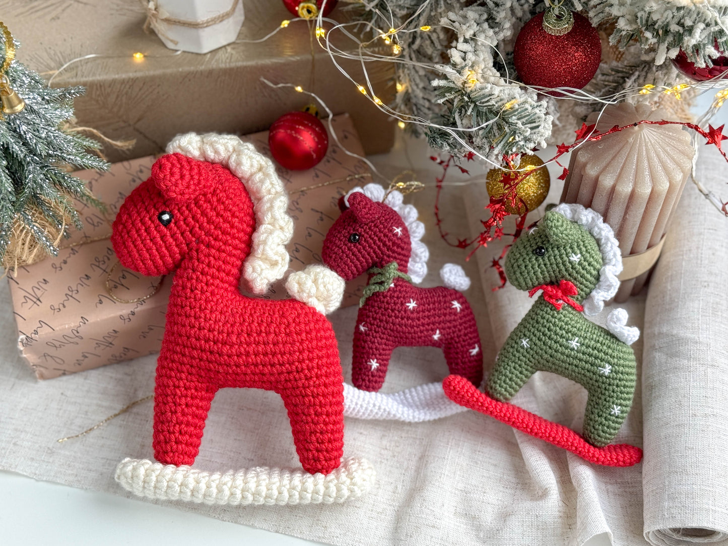 Rnata - Christmas Rocking Horse Pattern (PDF)
