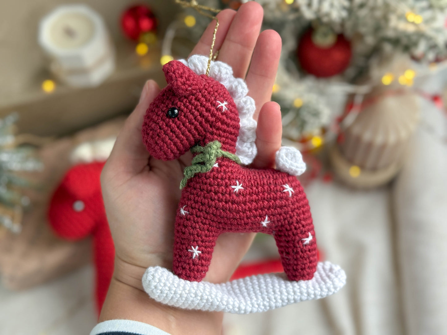 Rnata - Christmas Rocking Horse Pattern (PDF)