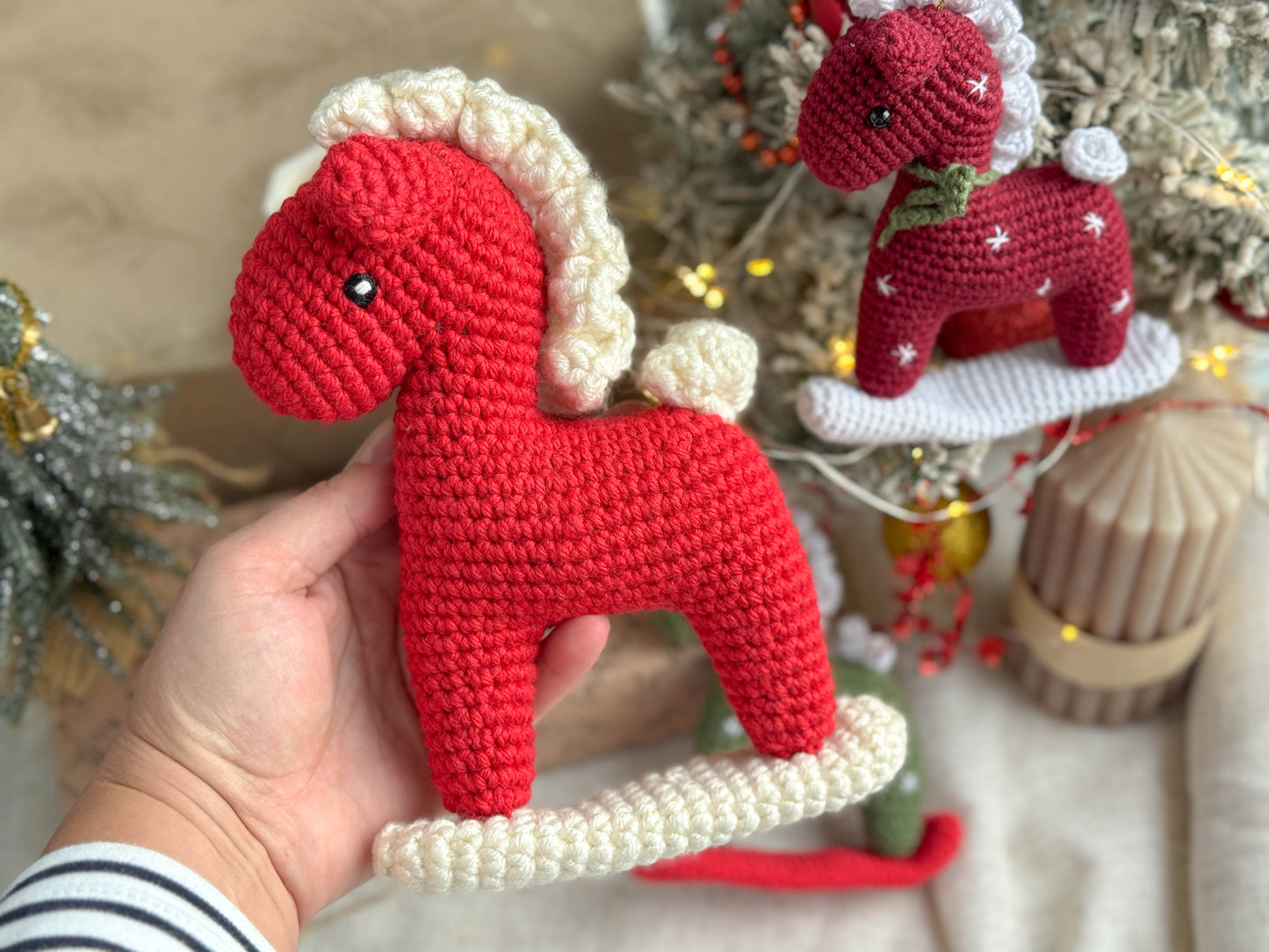 Rnata - Christmas Rocking Horse Pattern (PDF)