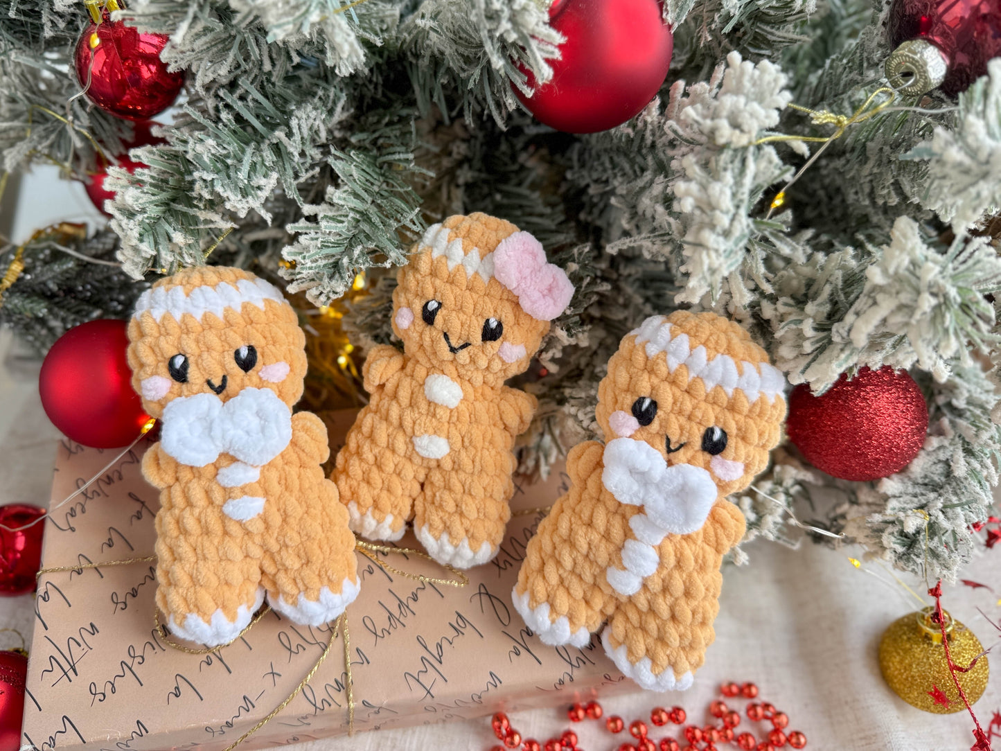 Rnata - Christmas Gingerbread Mini Toys Pattern PDF