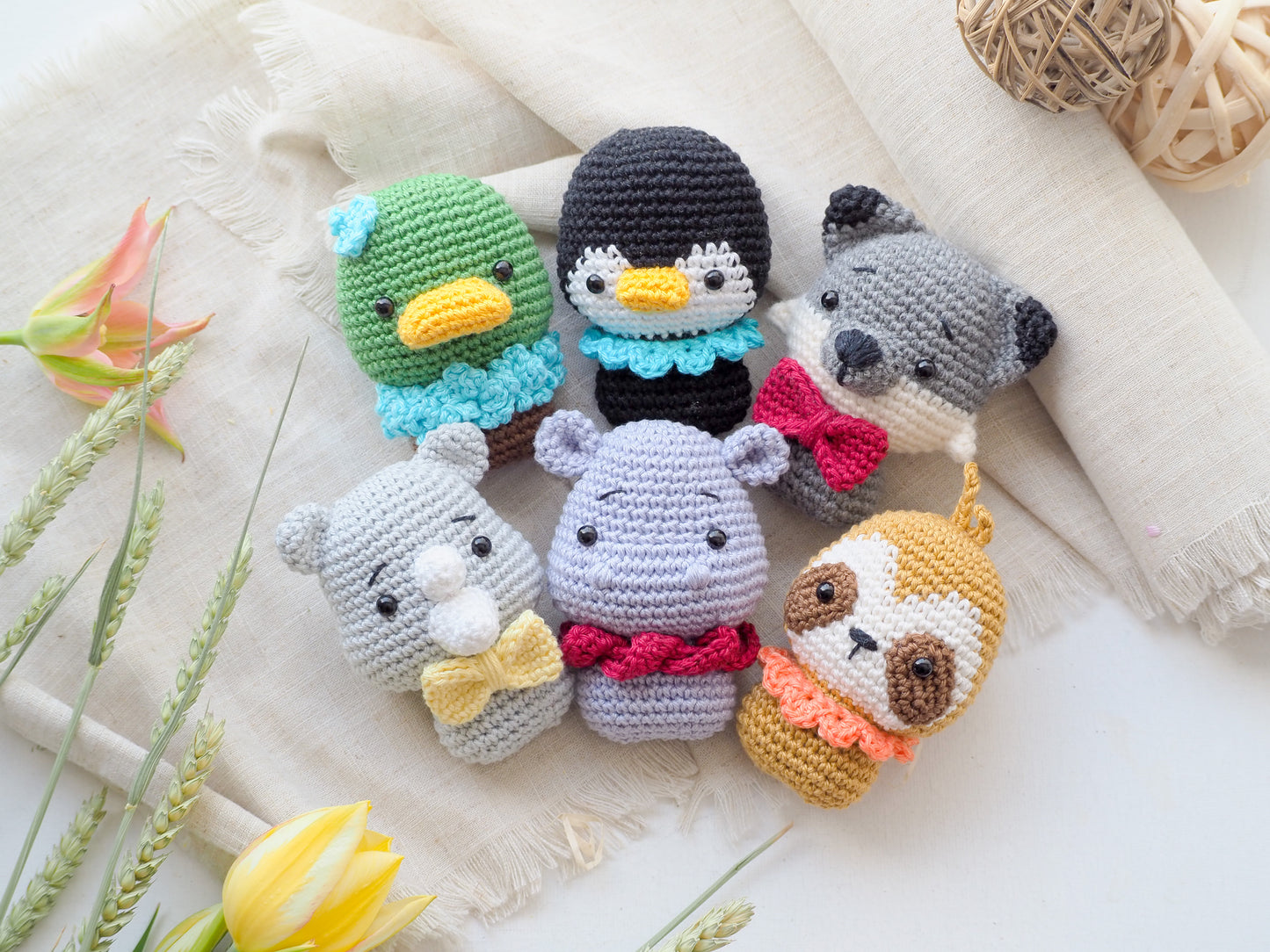 Rnata™ - Adorable Animal Friends Crochet Set PDF