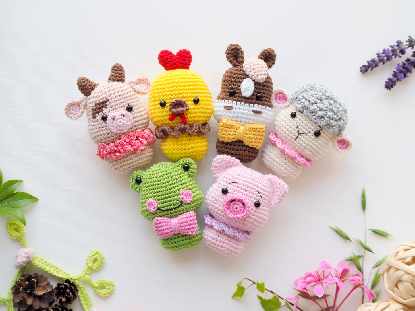 Rnata™ - Farm Friends Crochet Pattern PDF