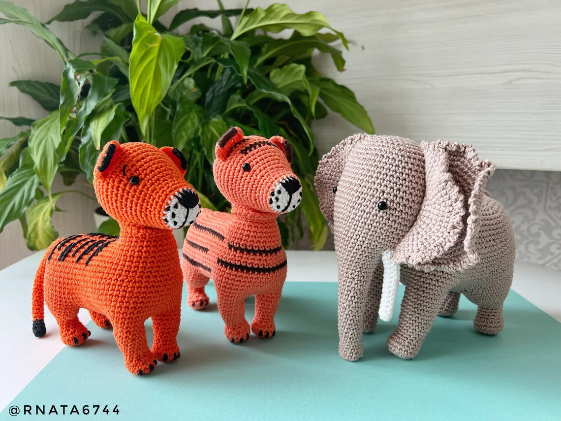 Rnata™ - Jungle Safari Friends Crochet Pattern PDF
