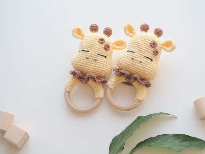 Rnata™ - Giraffe Giggles Baby Toy Crochet Pattern PDF