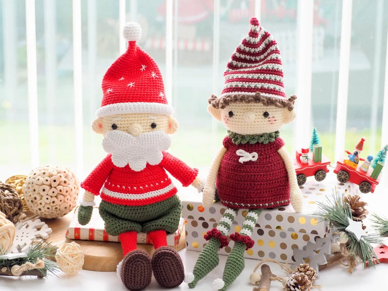 Rnata™ - Christmas Elves Crochet Pattern PDF
