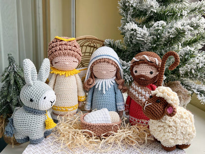 Rnata™ - Holy Family Nativity Crochet Set PDF