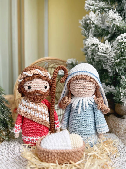 Rnata™ - Holy Family Nativity Crochet Set PDF