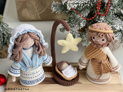 Rnata™ - Nativity Scene Crochet Pattern PDF