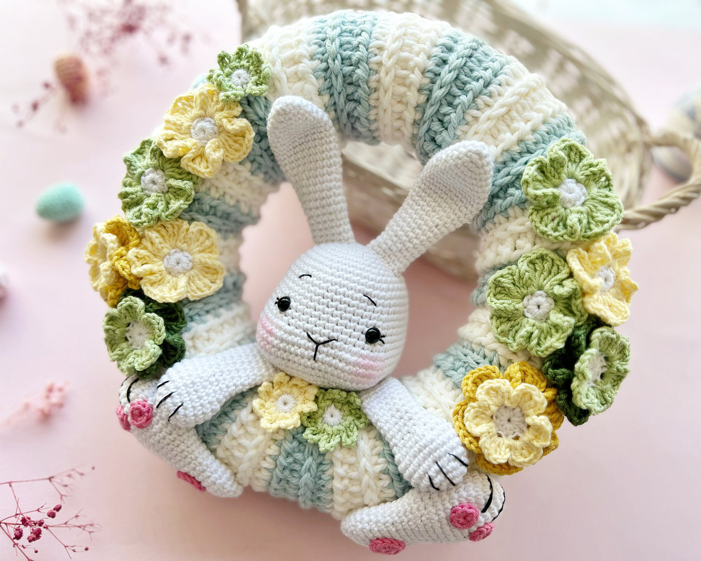 Rnata - Joyful Easter Wreath Pattern PDF