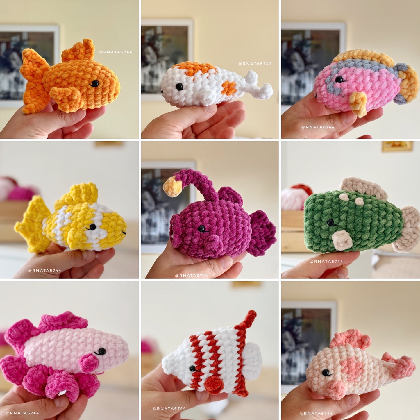 Rnata - Low Sew Amigurumi Bundle 9 Pattern (PDF)