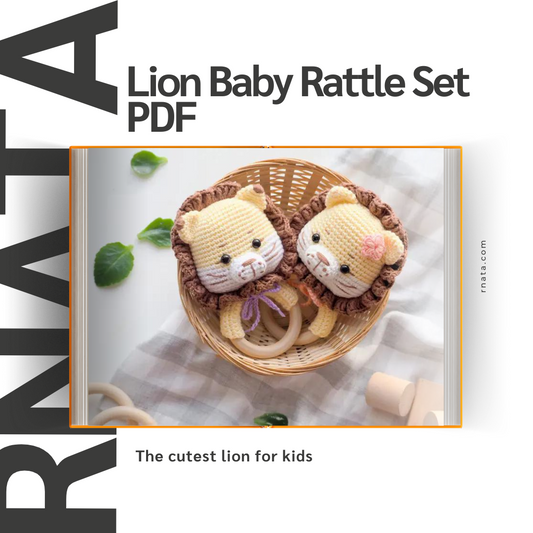 Rnata™ - Lion Baby Rattle Set PDF