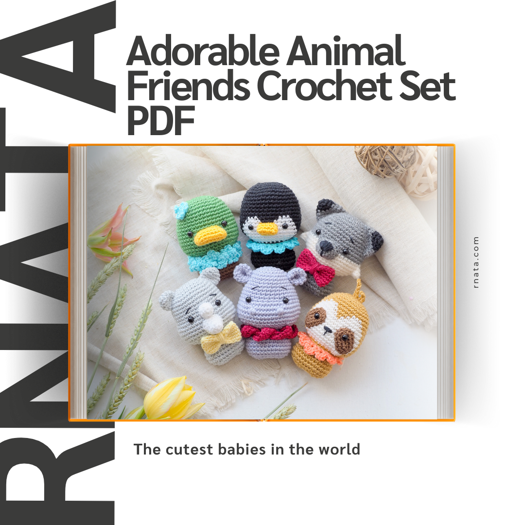 Rnata™ - Adorable Animal Friends Crochet Set PDF