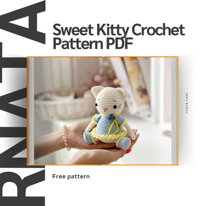 Rnata™ - Sweet Kitty Crochet Pattern Free PDF