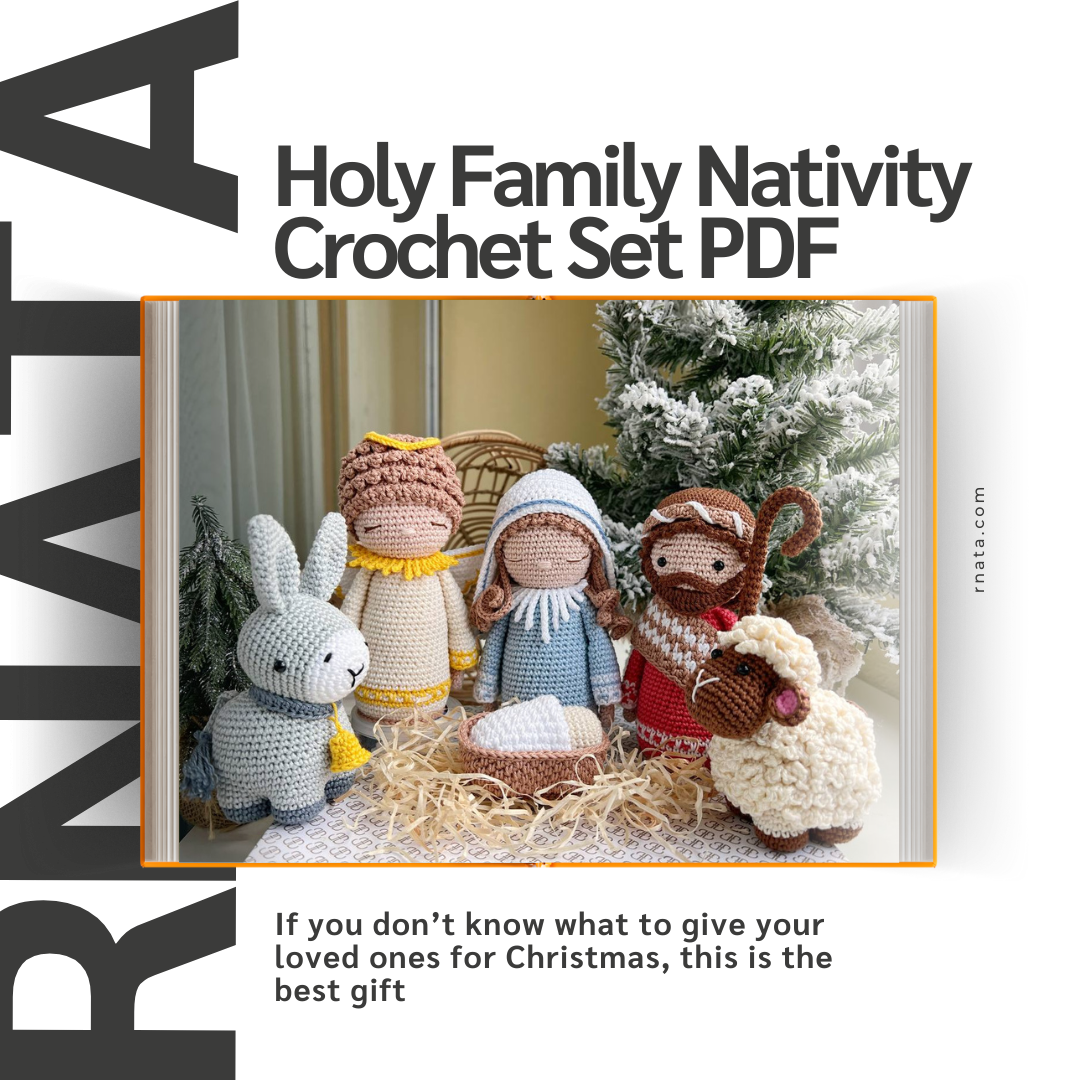 Rnata™ - Holy Family Nativity Crochet Set PDF