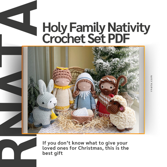 Rnata™ - Holy Family Nativity Crochet Set PDF