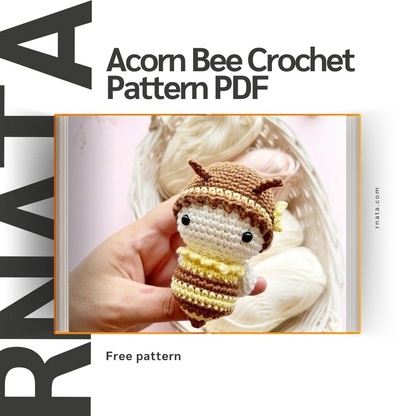 Rnata™ - Acorn Bee Crochet Pattern Free PDF