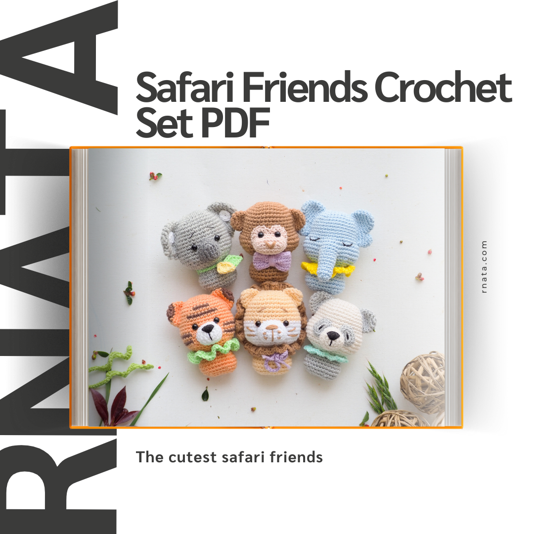 Rnata™ - Safari Friends Crochet Set PDF