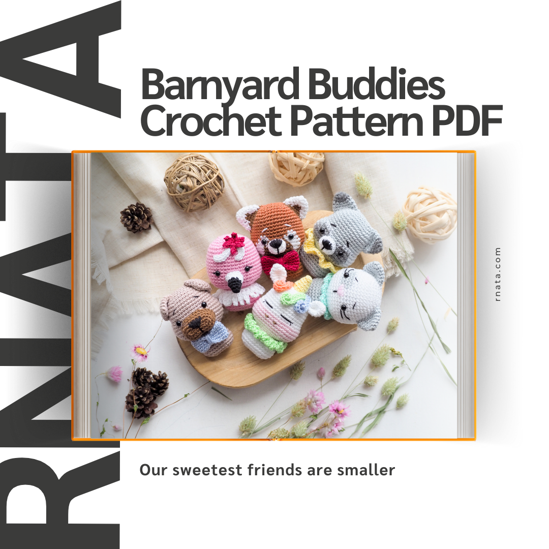 Rnata™ - Barnyard Buddies Crochet Pattern PDF