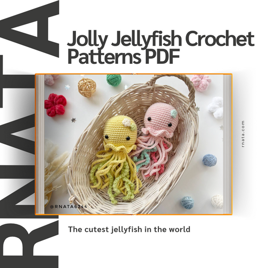 Rnata™ - Jolly Jellyfish Crochet Patterns PDF
