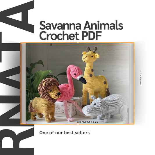 Rnata™ - Savanna Animals Crochet PDF