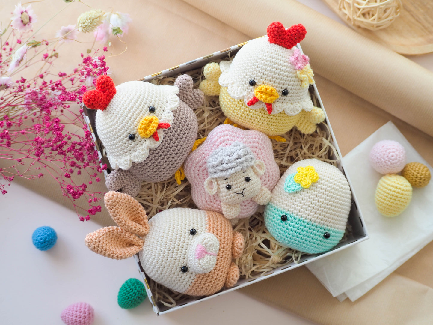 Rnata - Festive Easter Crochet Toys Pattern PDF