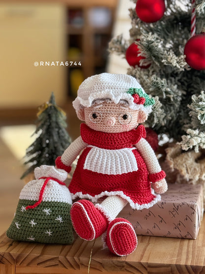 Rnata - Christmas Santa & Mrs. Claus Pattern, Christmas Amigurumi Dolls PDF