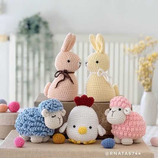 Rnata - Funny Easter Toys Pattern PDF