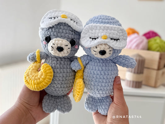 Rnata - Crochet Seal Low-Sew Pattern (PDF)