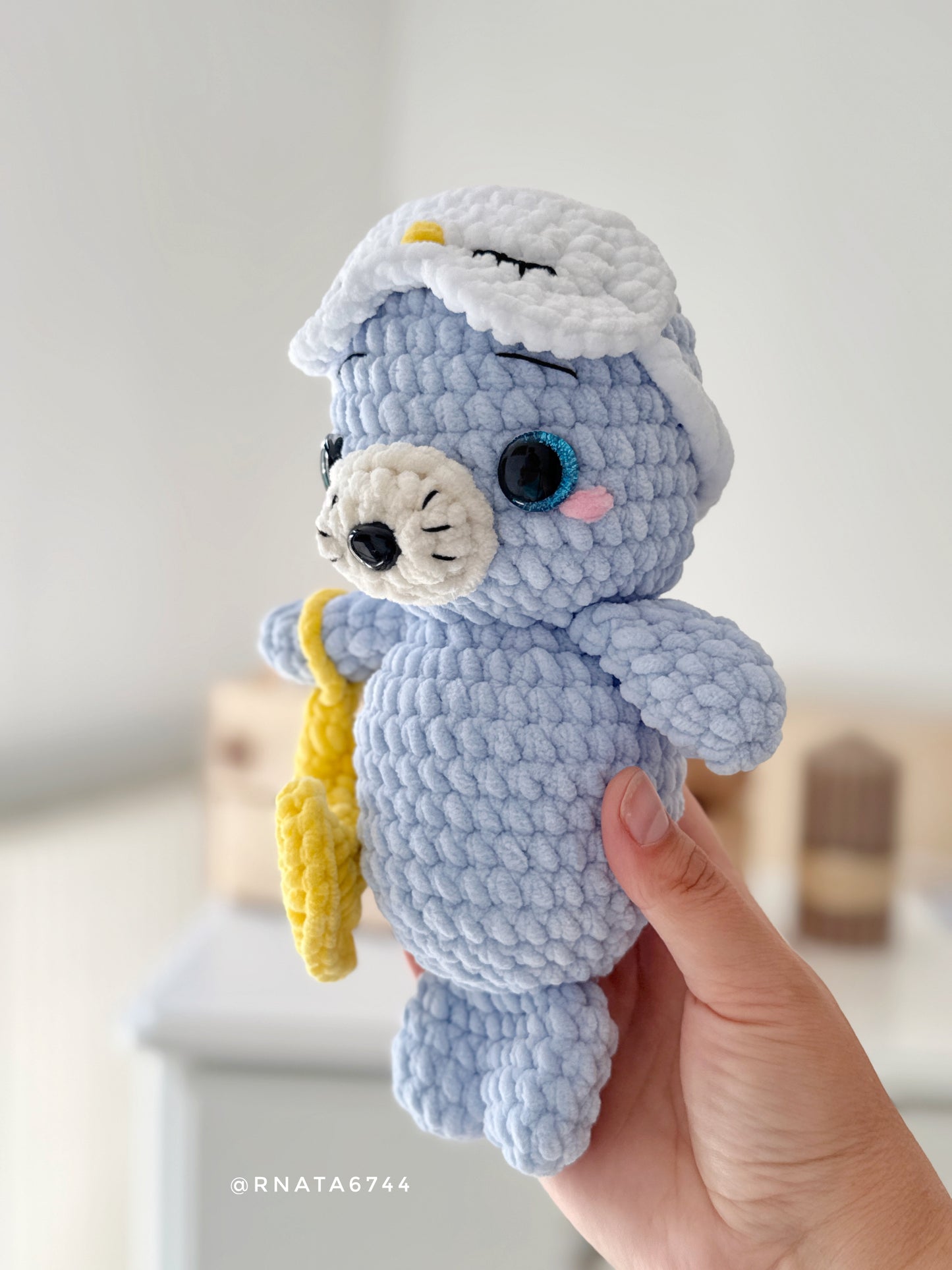 Rnata - Crochet Seal Low-Sew Pattern (PDF)