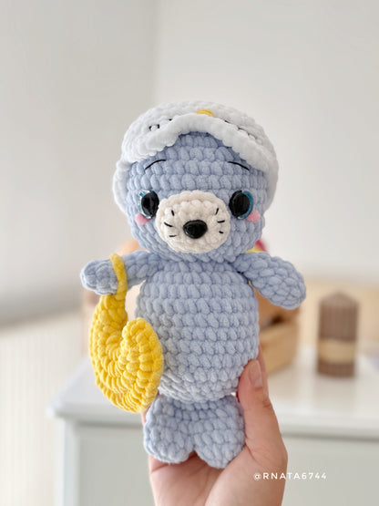 Rnata - Crochet Seal Low-Sew Pattern (PDF)