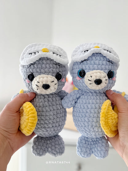 Rnata - Crochet Seal Low-Sew Pattern (PDF)